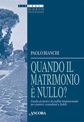 BIANCHI PAOLO, QUANDO IL MATRIMONIO E