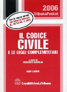 BARTOLINI FRANCESCO, Codice civile e leggi complementari / pocket