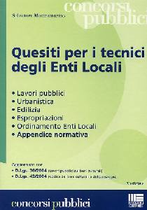 MASTROMARINO SALVATR, Quesiti per i tecnici degli enti locali