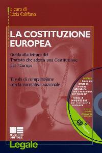 CALIFANO, La costituzione europea
