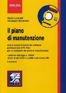LUCHETTI-SEMERARO, Piano di manutenzione
