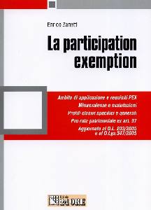 ZANETTI ENRICO, La partecipation exemption