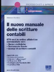 GIORDANO, Il nuovo manuale delle scritture contabili - 2ed.