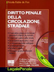 DE FEO NICOLA FABIO, Diritto penale della circolazione stradale