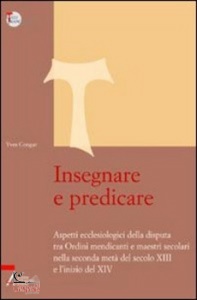 CONGAR YVES, Insegnare e predicare