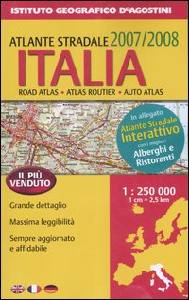 , Atlante stradale italia 1.250m 2007/08 + cd
