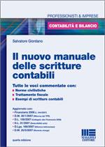 GIORDANO SALVATORE, Il nuovo manuale delle scritture contabili
