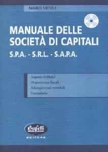 SIRTOLI MARIO, Manuale delle societ di  capitali