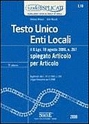 MINIERI-NICCOLI, Testo unico degli enti locali.