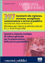 COTRUVO GIUSEPPE, 397 assistenti alla vigilanza sicurezza accoglienz