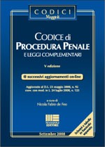 DE FEO NICOLA, Codice di procedura penale Leggi complementari
