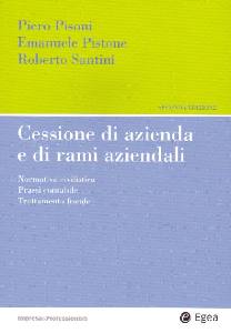 AA.VV., Cessione di azienda e di rami aziendali