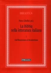 GIBELLINI PIETRO, La Bibbia nella letteratura italiana 1