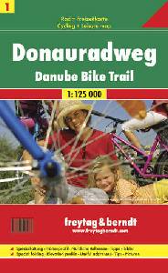 KANDINSKY VASILIJ, Donauradweg Pista ciclabile carta 1:125.000an