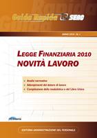 AA.VV., Legge finanziaria 2010 novit lavoro