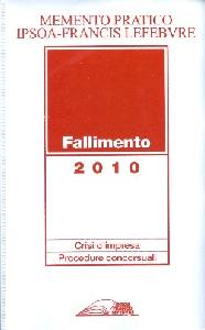 MEMENTO, Fallimento 2010  Crisi d