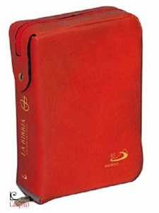 9 DOG 9654, Custodia lampo bibbia rossa