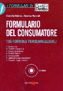 DE STEFANIS MARINELL, Formulario del consumatore Formule x Class action