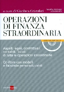 CRISTOFORI GIANLUCA, Operazioni di finanza straordinaria