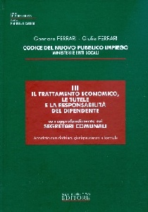 FERRARI GENNARO, Codice del nuovo pubblico impiego. Vol. 3