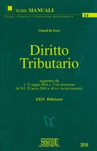 DE LUCA GIANNI, Diritto Tributario