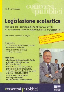 GRADINI ANDREA, Legislazione scolastica Italiana (ed Europea)