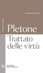 PLETONE GIORGIO G., trattato sulle virtù