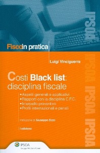 VINCIGUERRA LUIGI, Costi black list:disciplina fiscale