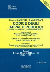 GAROFOLI - FERRARI, Codice degli appalti pubblici