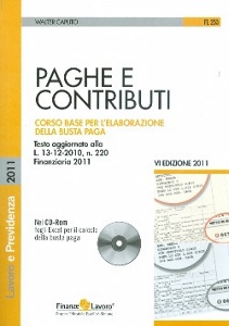 CAPUTO WALTER, Paghe e contributi