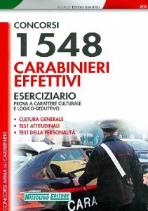 NISSOLINO PATRIZIA, 1548 carabinieri effettivi ESERCIZIARIO