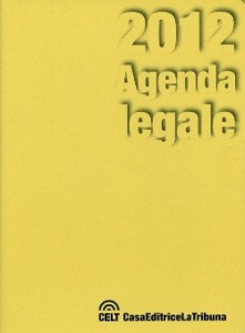 LA TRIBUNA, Agenda legale 2012 piccola