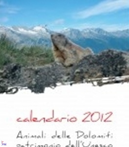 DE MOLINER MAURO, Calendario 2012 Animali delle Dolomiti
