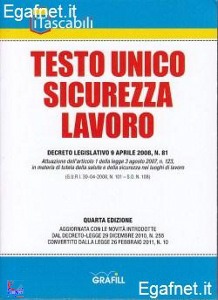 AA.VV., Testo unico sicurezza lavoro. Decr.Leg. 9/04/08