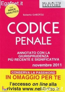GAROFOLI ROBERTO, Codice penale