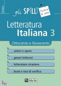 ALPHA TEST, Letteratura italiana 3  800-900