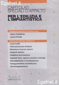 CD-ROM, Capitolati speciali appalto Edilizia Impiantistica