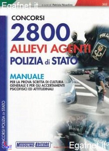 NISSOLINO PATRIZIA, 2800 allievi agenti polizia di stato manuale
