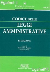 PAGANO ALESSANDRO, Codice delle leggi amministrative