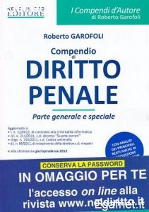 GAROFOLI ROBERTO, Compendio di diritto penale (generale e speciale)