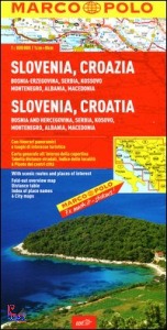 MARCO POLO, Slovenia croazia carta 1:800.000