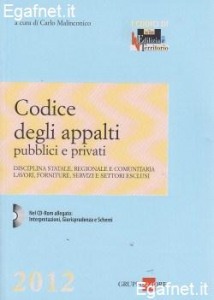 MALINCONICO, Codice degli appalti pubblici e privati