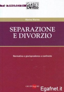 MARINO MARINA, Separazione e divorzio
