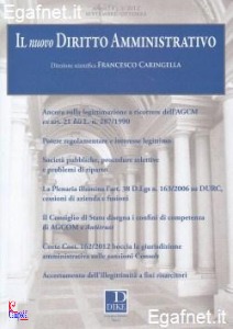 CARINGELLA, Il Nuovo diritto amministrativo 2012/3