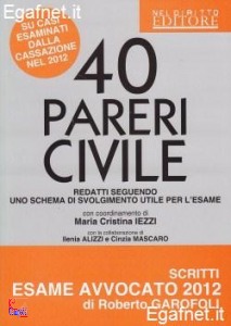 IEZZI-ALIZZI-MASCARO, 40 pareri civile