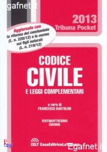 BARTOLINI FRANCESCO, Codice civile leggi complementari