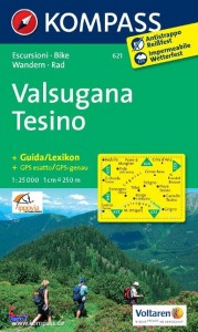 , Carta turistica 1:25.000 n.621 ValSugana - Tesino