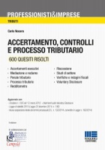 NOCERA CARLO, Accertamento, controlli e processo tributario