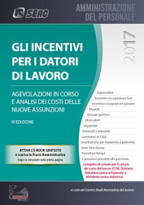 CENTRO STUDI, Gli incentivi per i datori di lavoro