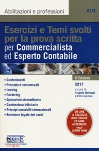 BATTAGLI-IACONE, Commercialista ed Esperto Contabile prova scritta